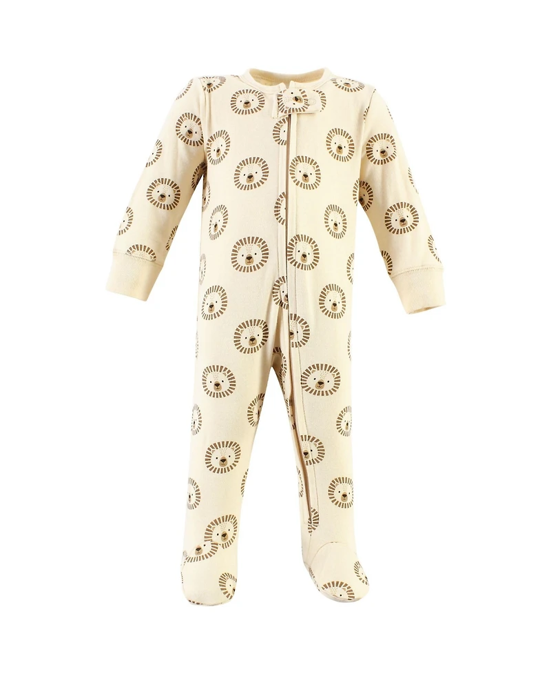 Hudson Baby Boys Premature Soft Cotton Romper for Playtime & Naps