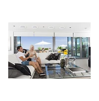 Pyle PIC8E 8" In-Wall/In-Ceiling Dual 2-Way Stereo Speakers - 300W, Pair
