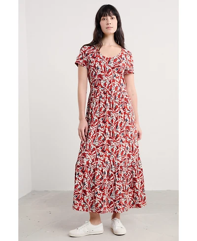Seasalt Cornwall Women's S/S Tor View Dress with Scoop Neck