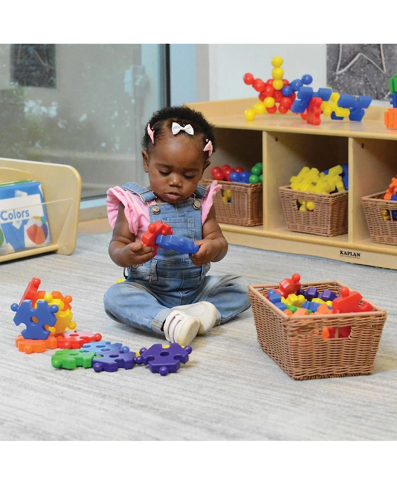 Joyn Toys Jumbo Hexagon Manipulative Set - 48 Pieces