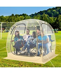Instant Pop up Sports Tent with Carrying Bag and Floor Mat for 1-2/5-6 People