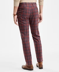 Tommy Hilfiger Men's Tartan Modern-Fit Dress Pants