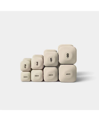 WeGym SafeGrip Dumbbells Lower Set - 2, 3, 5, 8 lbs