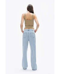 Nocturne Women's Printed Detail Crop Top