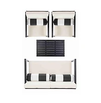 Montez 4 Pc Outdoor Set With Accent Pillows