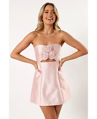 Petal and Pup Women's Te Amo Strapless Mini Dress