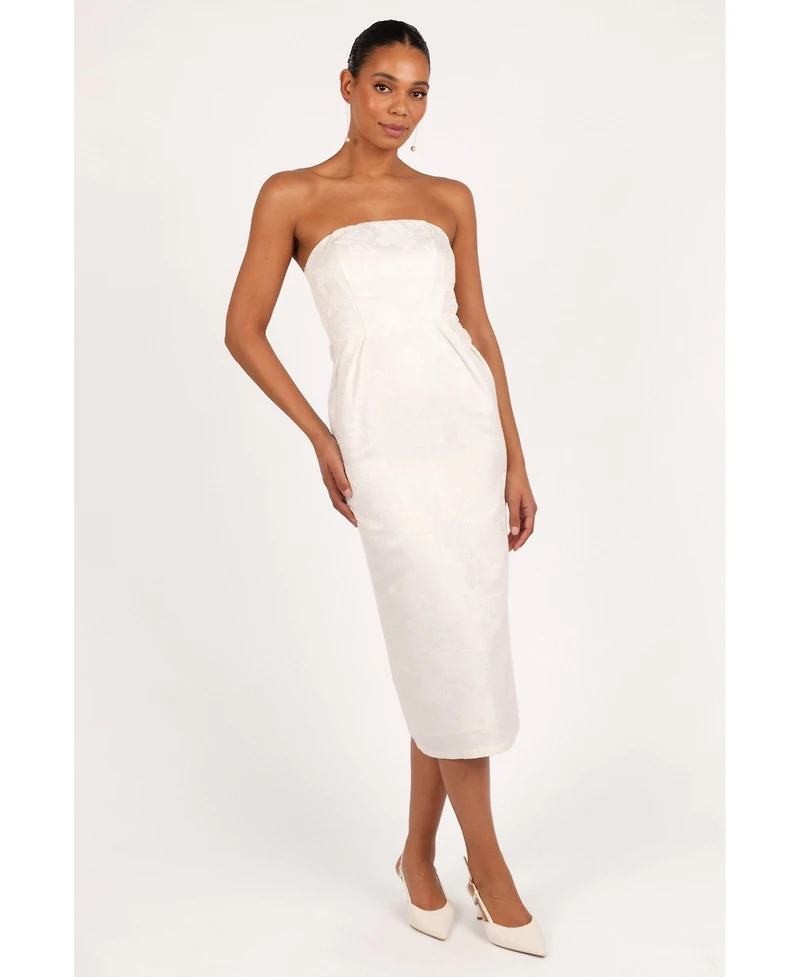Petal and Pup Women's Avah Strapless Midi Dress