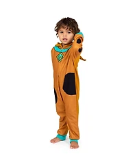Scooby Doo Boys Warner Bros. Fleece Zip Up Cosplay Pajama Coverall