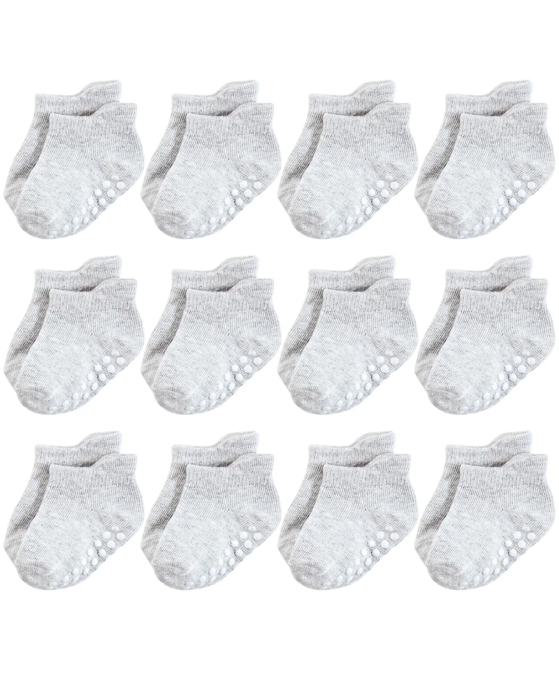 Hudson Baby Boys Unisex No Show Non Skid Footwear Essentials