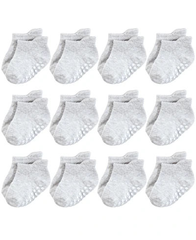 Hudson Baby Boys Unisex No Show Non Skid Footwear Essentials
