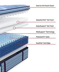 Sealy Posturepedic West Hill 15" Medium Euro Pillowtop Mattress