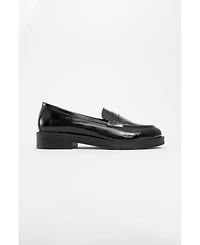 Bree Platform Penny Leather Loafer (Women)