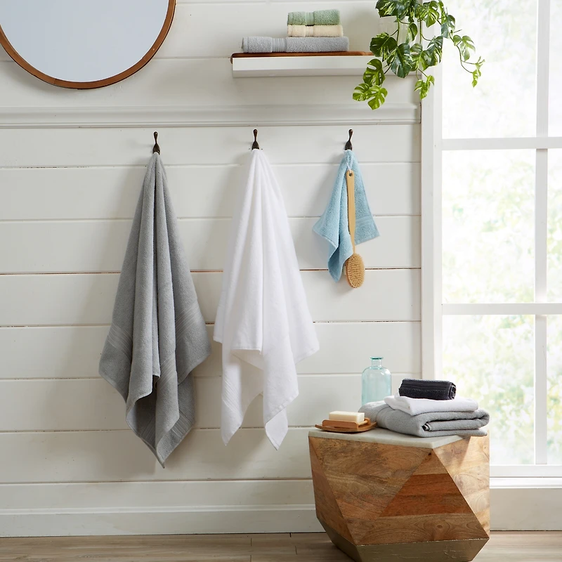 Linery & Co. Quick-Drying Cotton 6-Piece Hand Towel Set