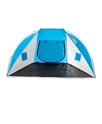Tahoe Gear Cruz Bay Summer Sun Shelter and Beach Shade Tent Canopy, Blue & White