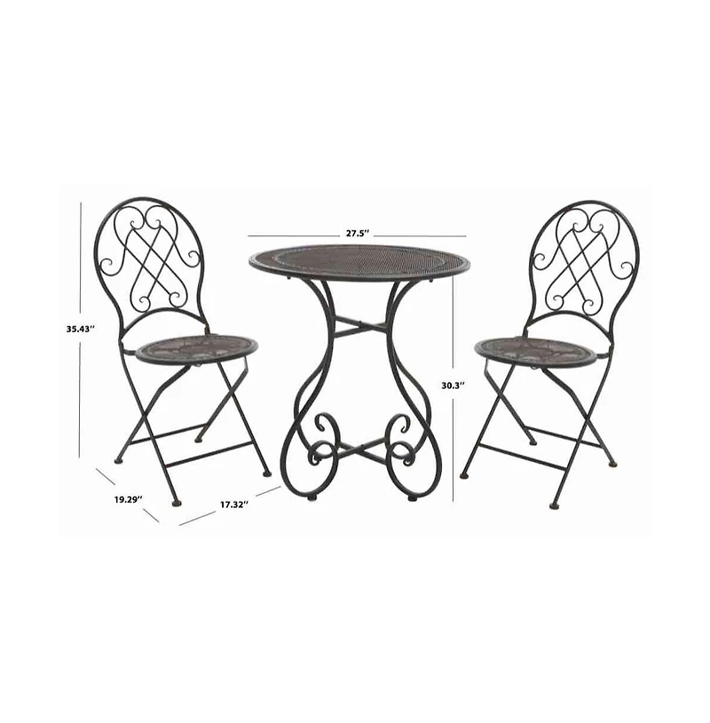 Adriel 3 Pc Bistro Set