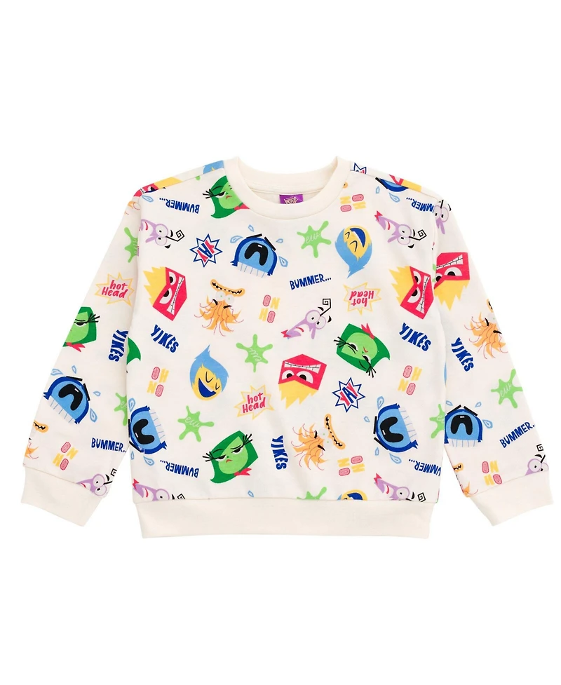 Inside Out Girls Moana Frozen Minnie Mouse Princess Nightmare Before Christmas Toy Story Lion King Mickey Lilo & Stitch Sweatshirt
