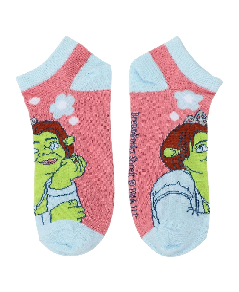 Shrek Women's Friends 5-Pair Ankle Socks-osfa