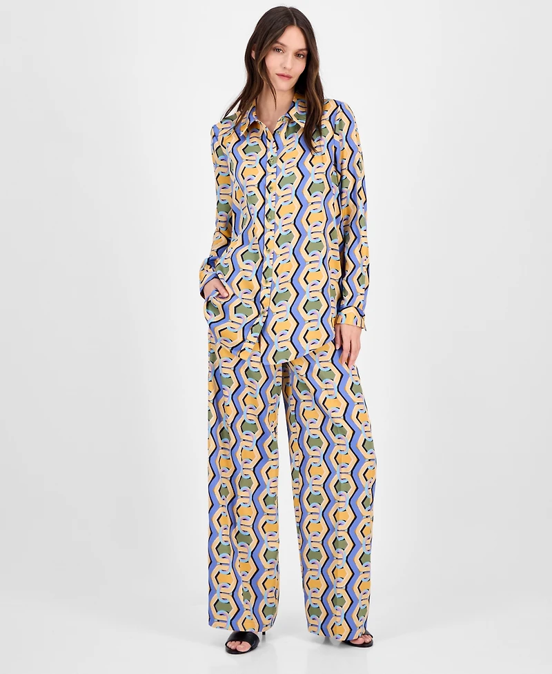 Tahari Asl Women's Printed Blouse