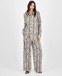 Tahari Asl Women's Printed Blouse
