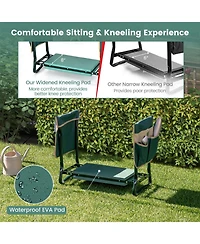 Folding Garden Kneeler and Seat Bench