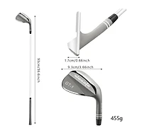 Wosofe Sand Wedge Golf Club Men's Golf Gap Sand Flop Wedge Milled Face for More Spin