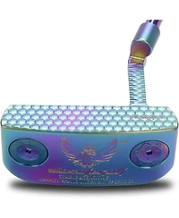 Wosofe Golf Club Putter Men's Right Hand with Black Red HeadCovers Pu Grip Cnc Steel Mallet Professional