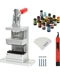 Wosofe Golf Club Regrip Vise Tool,Golfer's Workshop Rubber Vise Clamp,Home Golf Grip Workbench,with 17 Ferrules Suitable for Irons, A Hook Knife and G