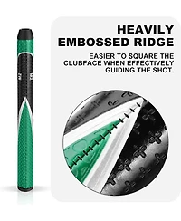 Wosofe Golf Putter Grip 87g Midsize Non Slip Pu Lightweight Advanced Surface Texture Extreme Grip Comfort Non-Slip 6 Colors 2 double sided tape