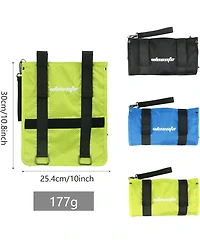 Wosofe Golf Cart Hanging Bag Lightweight Folding Storage Portable Accessories with Adjustable Strap 1 Divot Tool and 4 Tees Unisex