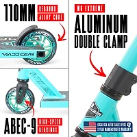 Pro Stunt Scooter for Kids and Teens Ages 8 - 12 – Lightweight Durable Trick Scooter – Madd Gear MG4