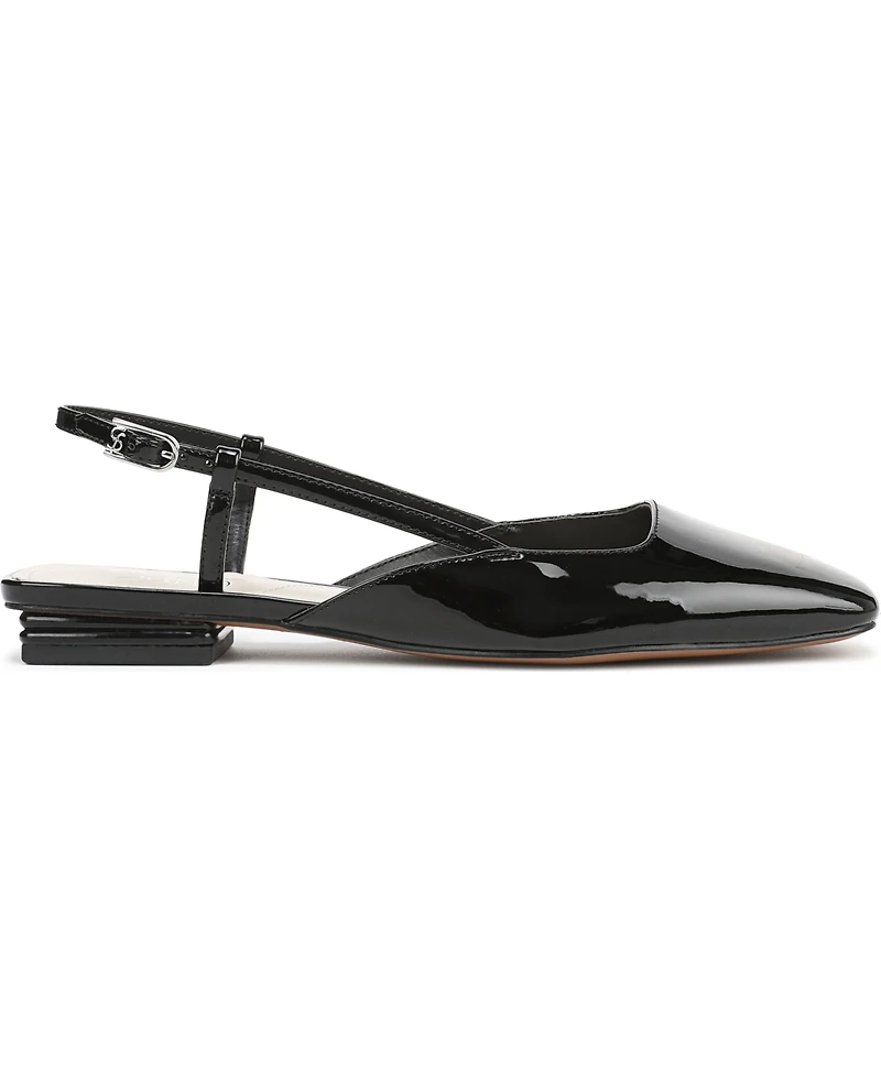 Franco Sarto Women's Tadella Square Toe Slingback Flats