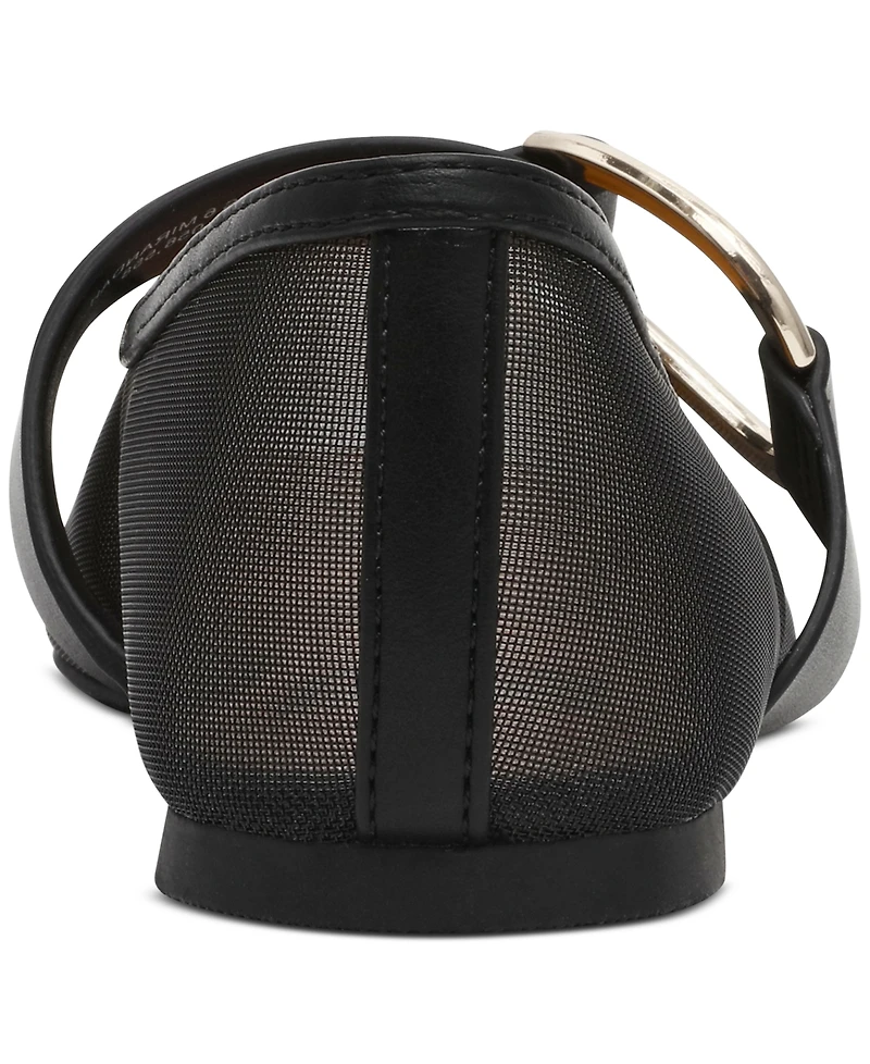 Dv Dolce Vita Women's Mirandah Buckle Mesh Mary Jane Flats