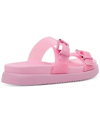 Dv Dolce Vita Women's Ubar Double Buckle Footbed Flat Sandals