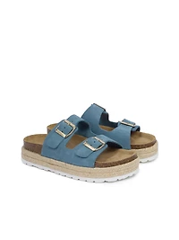 Double Buckle Sandal