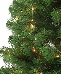 Puleo 9FT Pre-Lit Nebraska Fir Artificial Christmas Tree