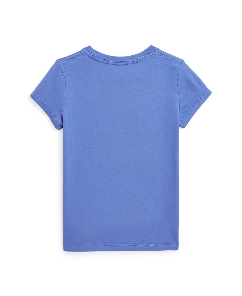 Polo Ralph Lauren Toddler and Little Girls Logo Jersey T-Shirt