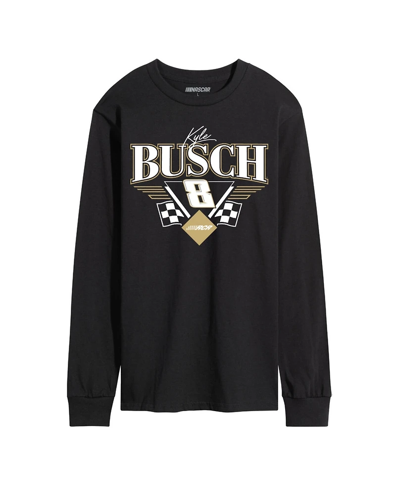 Airwaves Men's Nascar Kyle Busch 8 Long Sleeve T-Shirt