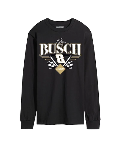 Airwaves Men's Nascar Kyle Busch 8 Long Sleeve T-Shirt