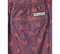 Scotch & Soda Men's Diamond-Pattern Swim Trunks