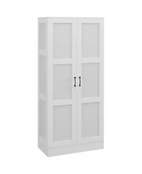 Homcom Storage Cabinet w/ Storage Shelves, Pantry Cupboard Cabinet,