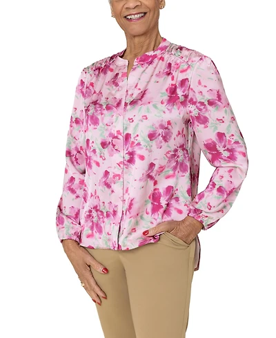 Joe & Bella Women's s Magnetic-Button Blouse