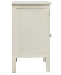 Gallerie Decor Antiqued Carved Side Table