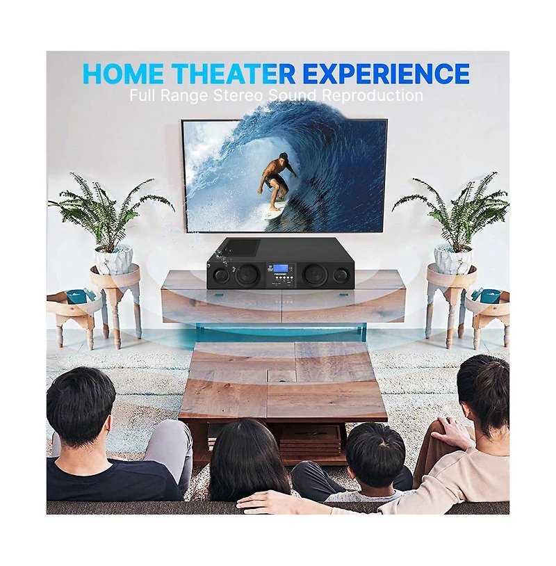 Pyle 300W Bluetooth Home Theater Soundbar Speaker - PSBV200BT