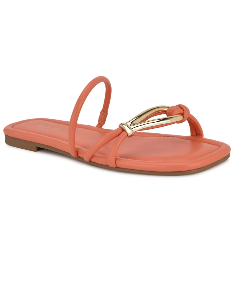 Nine West Women's Tigra Strappy Flat Sandals
