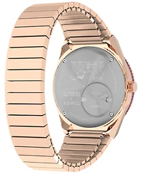 Timex Women's Quartz Analog Rose Gold-Tone Stainless Steel Watch, 36mm