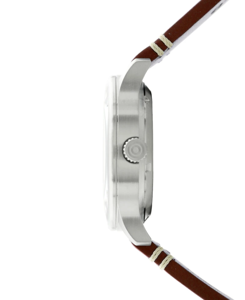 Avi-8 Men's Hawker Hurricane Kent Automatic Tan Leather Strap Watch, 43mm