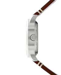 Avi-8 Men's Hawker Hurricane Kent Automatic Tan Leather Strap Watch, 43mm