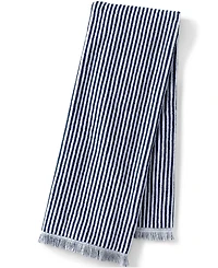 Lands' End Cotton Yarn-dyed Stripe Bath Towel