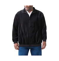 KingSize Big & Tall Velour Full-Zip Jacket