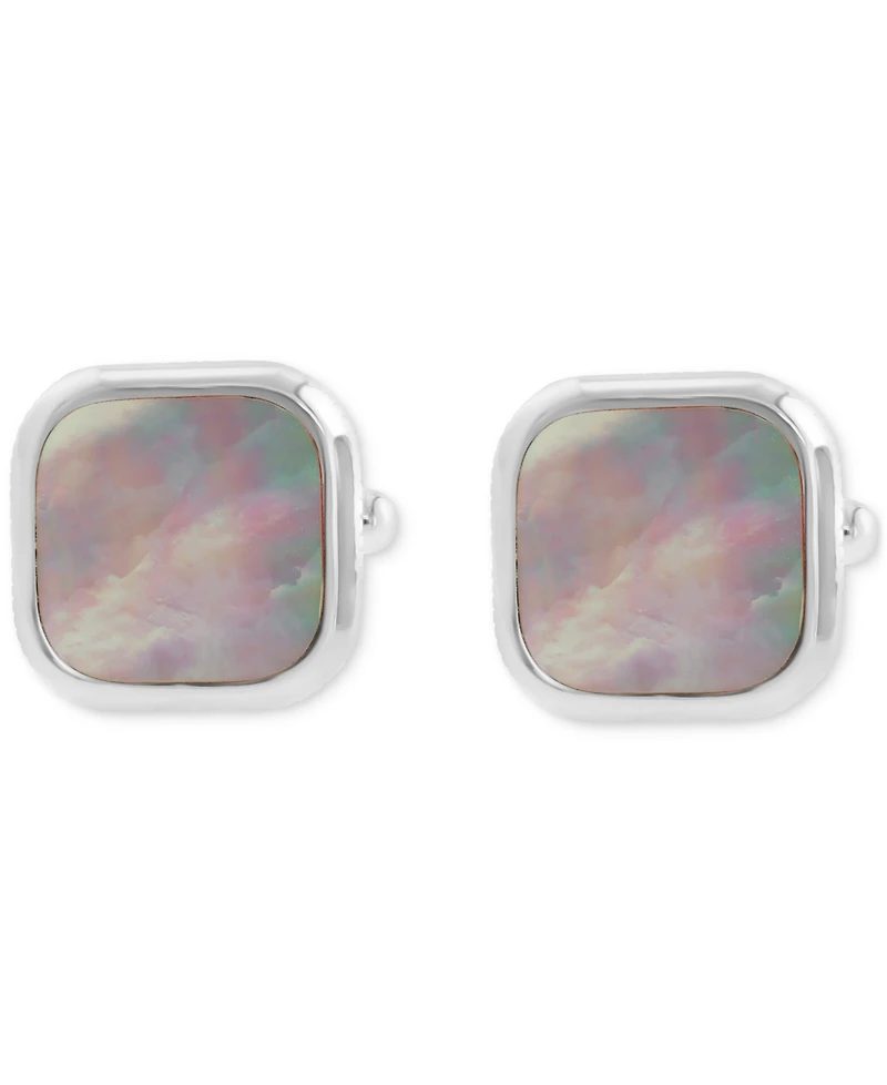 Effy Men's Mother of Pearl Square Cufflinks in Sterling Silver